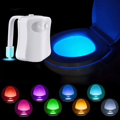 Colorful Motion Activated Bathroom Light