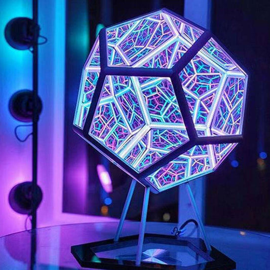 Infinite Dodecahedron Desk Light