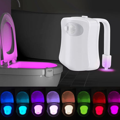 Colorful Motion Activated Bathroom Light