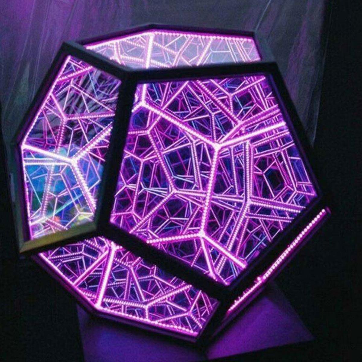 Infinite Dodecahedron Desk Light