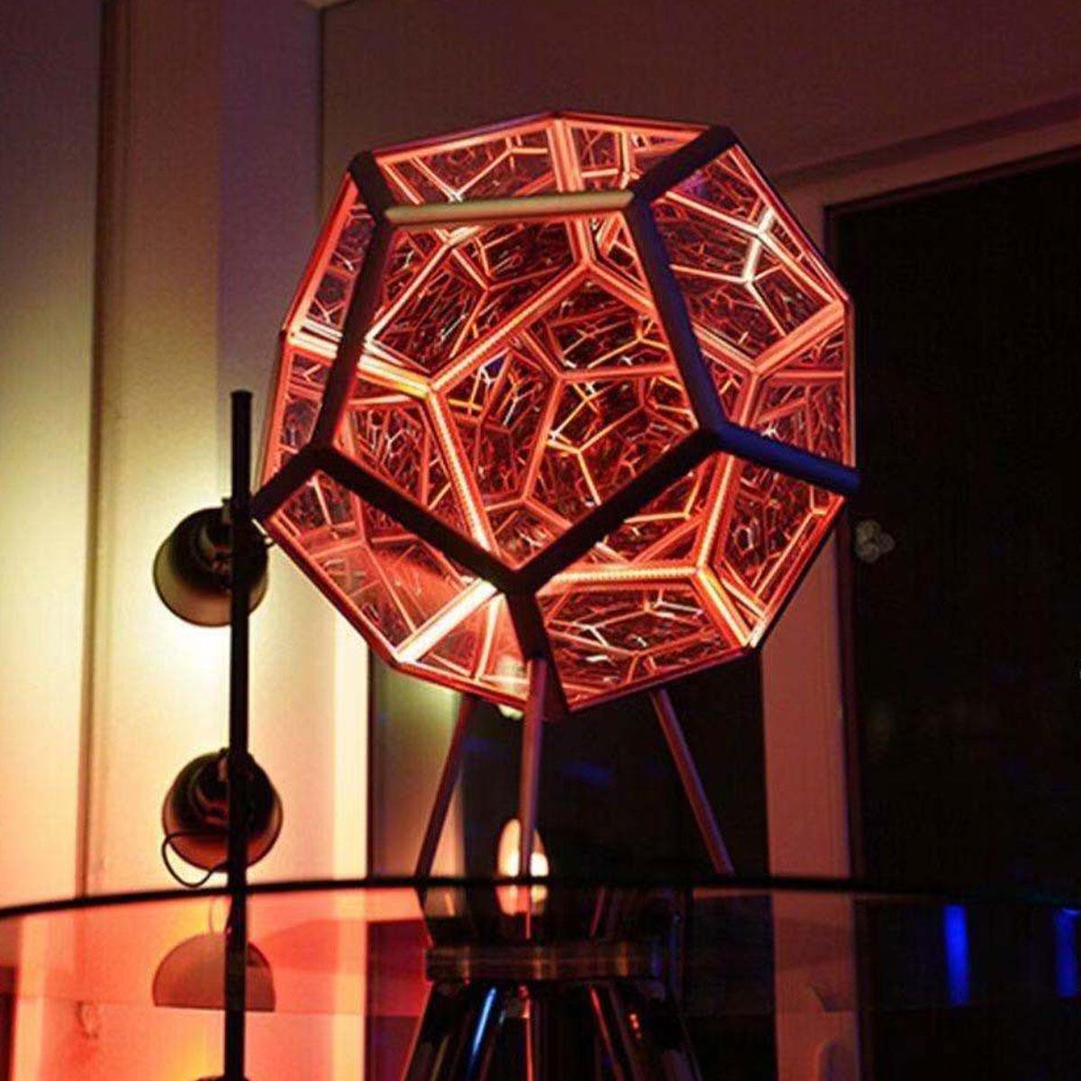 Infinite Dodecahedron Desk Light