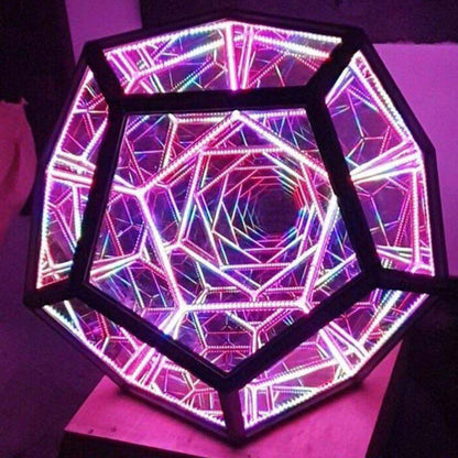 Infinite Dodecahedron Desk Light